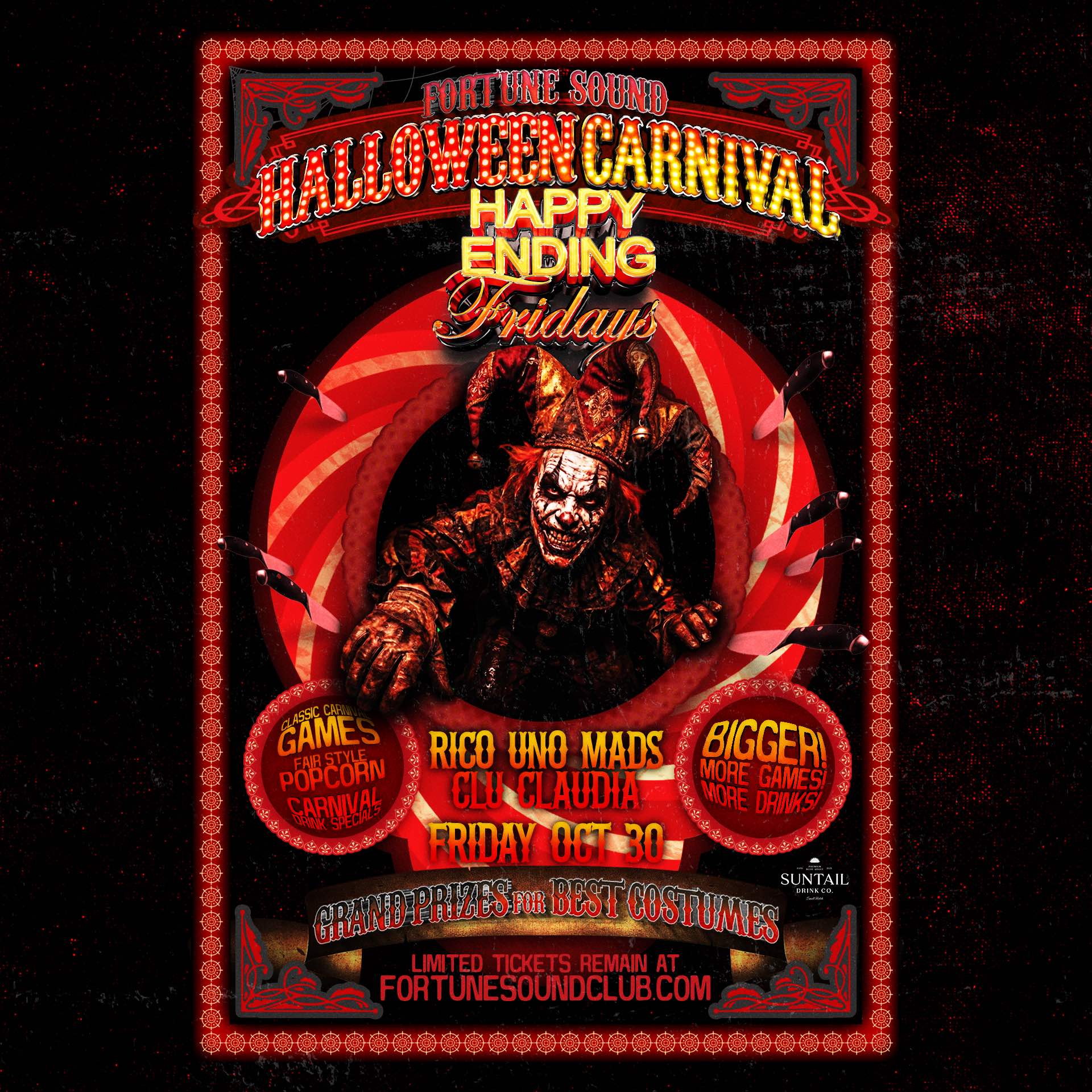 Halloween Carnival at Happy Ending Fridays