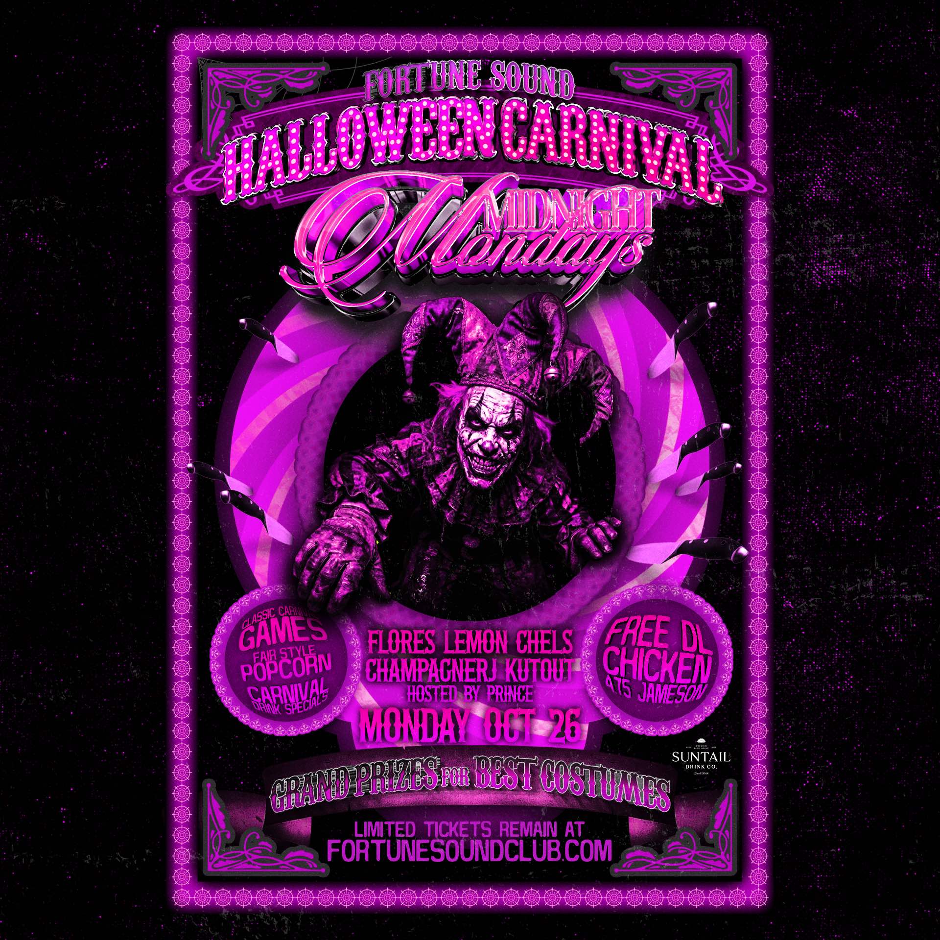 Halloween Carnival at Midnight Mondays